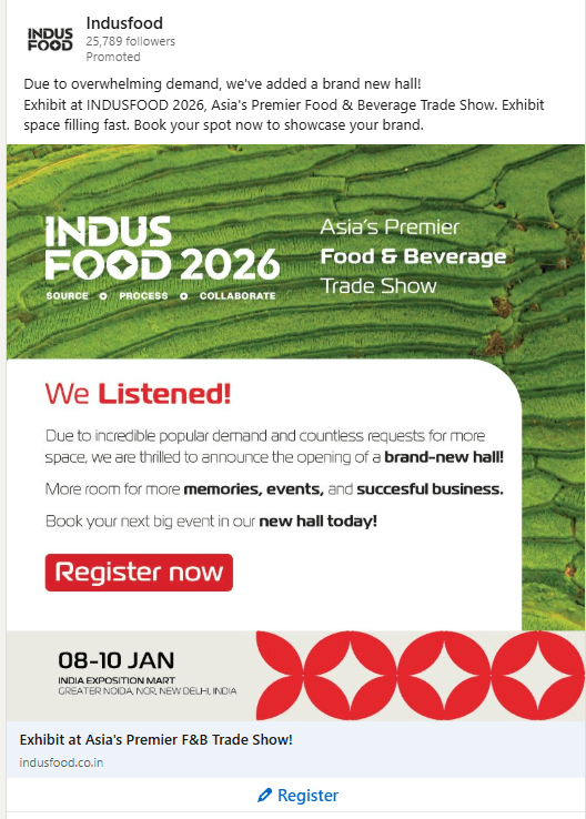 Dealership Registration via LinkedIn Ads